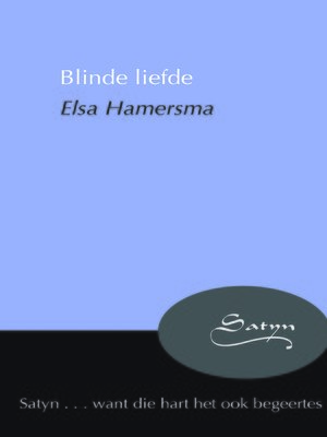 cover image of Blinde liefde